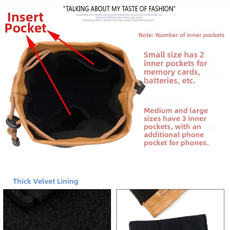 Kaamera kott veekindla membraaniga, löögikindel sisemus, õlakott, polüester-puuvillase vooder (mirrorless/DSLR kaameratele)