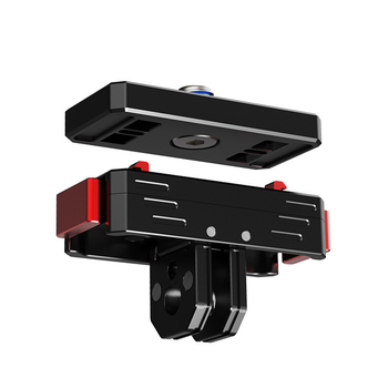 Adaptér základne s rýchlym uvoľnením z hliníkovej zliatiny a silikónovej podložky; magnetický rýchlouzáver; kompatibilný s Insta360 Ace Pro2, Ace, X4/X3/X2 a ďalšími kamerami; podpora tlače OEM loga.