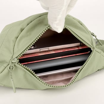 Colorful Fox Pojasna torbica - Najlon, Ulični stil, Vanjski 3D mekani, Zip zatvaranje, Džep za telefon i laminirani džep sa zatvaračem (Jesen 2025)