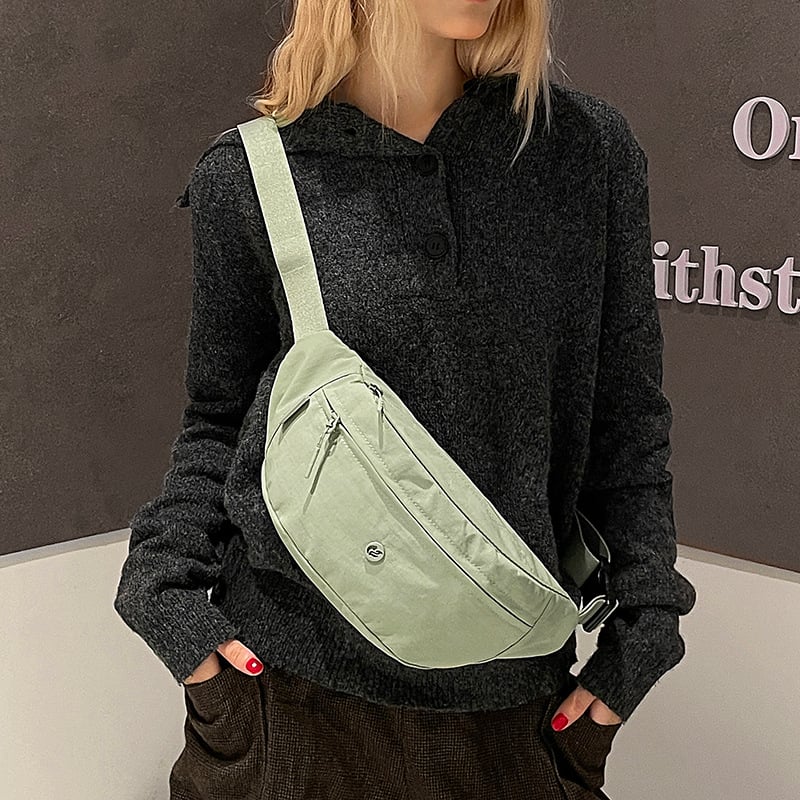 Colorful Fox Pojasna torbica - Najlon, Ulični stil, Vanjski 3D mekani, Zip zatvaranje, Džep za telefon i laminirani džep sa zatvaračem (Jesen 2025)