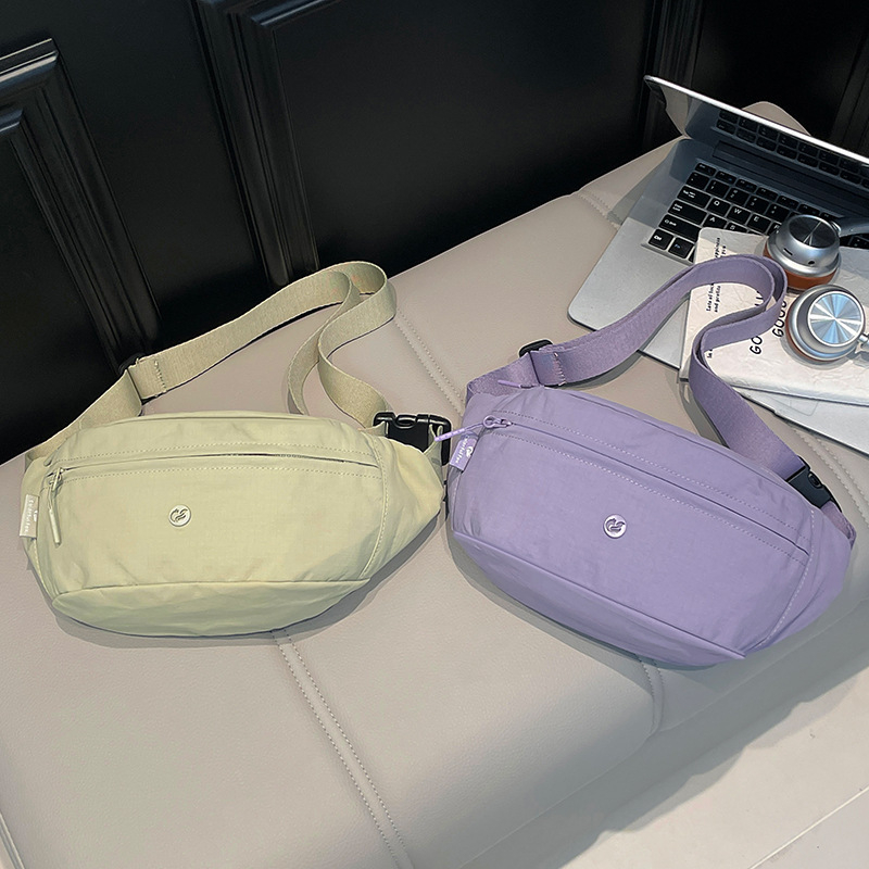 Colorful Fox Pojasna torbica - Najlon, Ulični stil, Vanjski 3D mekani, Zip zatvaranje, Džep za telefon i laminirani džep sa zatvaračem (Jesen 2025)