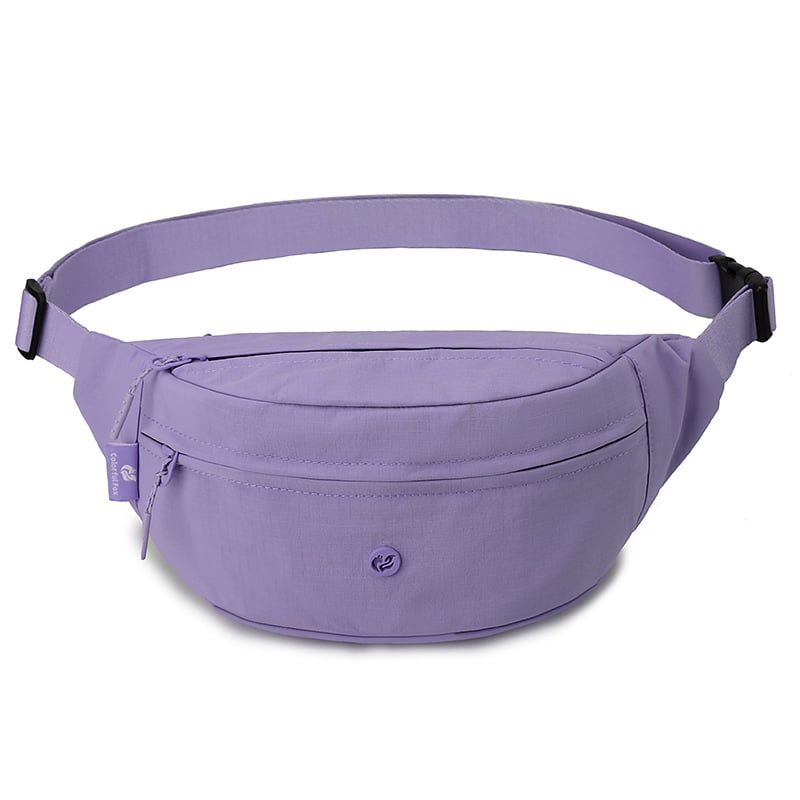 Colorful Fox Pojasna torbica - Najlon, Ulični stil, Vanjski 3D mekani, Zip zatvaranje, Džep za telefon i laminirani džep sa zatvaračem (Jesen 2025)