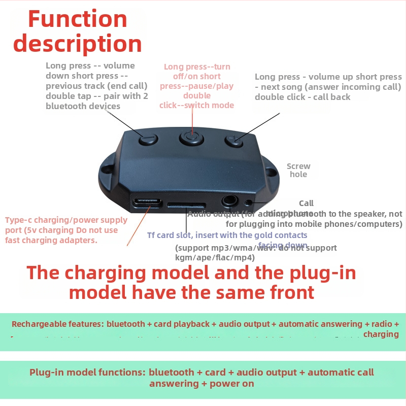 Bluetooth modulis skaņas uztvērējs Armor PCB, 2 slāņi FR-4, Lead-Tin pārklājums