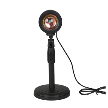 Sunset RGB ambients gaisma fotografēšanai ar tālvadību (USB barošana, projekcijas nakts gaisma, moderna grīdas/galda lampas, bez viedās vadības)