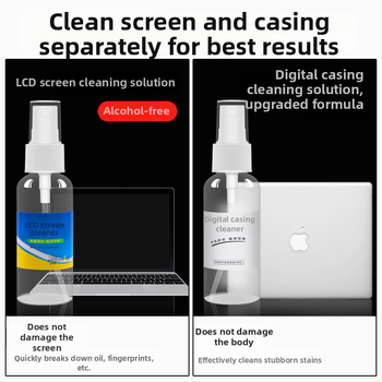 Ierīču tīrīšanas komplekts, deviņu daļu komplekts, modeļa Qjj-003, saderīgs ar klēpjdatoru, viedtālruni, datoru un digitālo kameru, OEM apstrāde