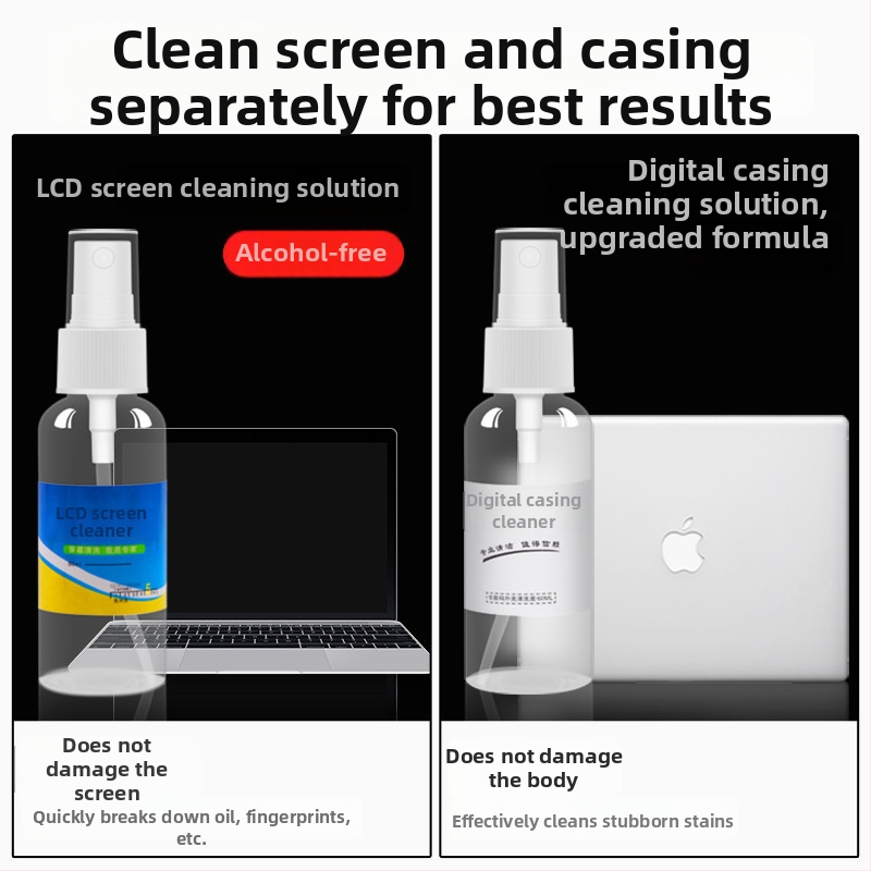 Ierīču tīrīšanas komplekts, deviņu daļu komplekts, modeļa Qjj-003, saderīgs ar klēpjdatoru, viedtālruni, datoru un digitālo kameru, OEM apstrāde