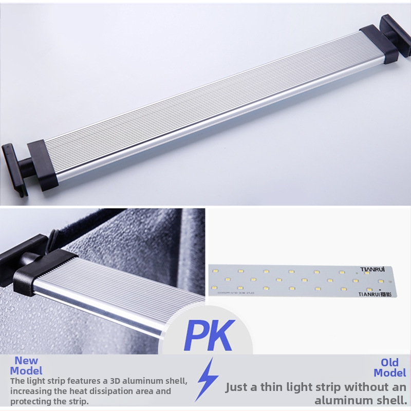Prijenosna LED rasvjeta za fotografiju (tijelo od aluminijske legure; podesiva jačina)