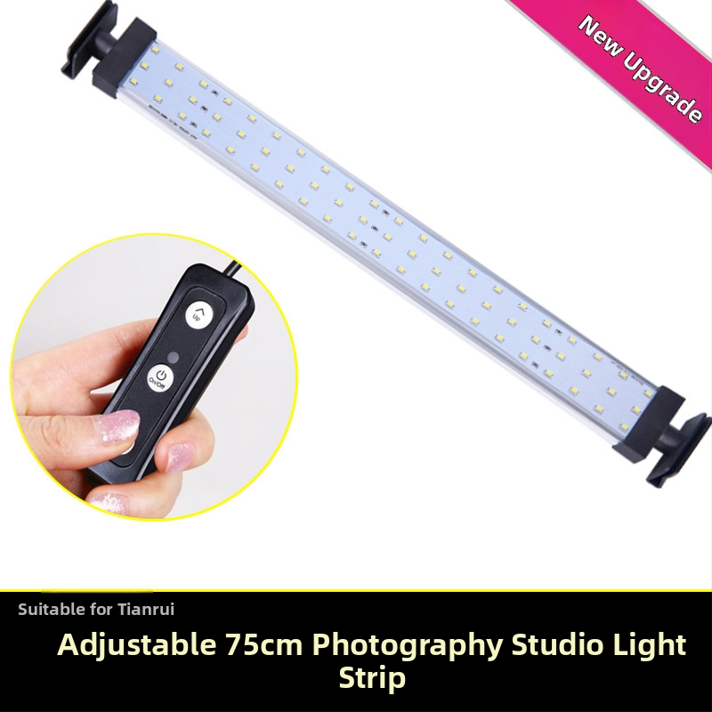 Prijenosna LED rasvjeta za fotografiju (tijelo od aluminijske legure; podesiva jačina)