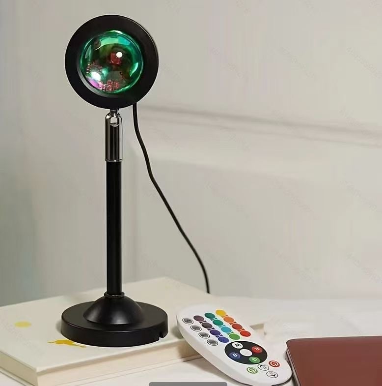 RGB mini saulrieta lampai ar USB barošanu, attālinātu vadību, galda atmosfēras apgaismojums fotografēšanai un tiešraidei