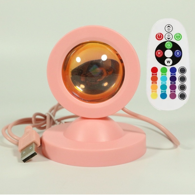 RGB mini saulrieta lampai ar USB barošanu, attālinātu vadību, galda atmosfēras apgaismojums fotografēšanai un tiešraidei