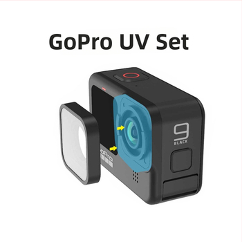 GoPro13 veiksmo kamera filtro rinkinys: CPL poliarizatorius, UV ir ND filtrai (Prekės ženklas: Neutral; Modelis: GOPRO9-13; Tipas: UV filtras; OEM)
