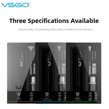 CMOS/CCD jutiklio valymo lazdelė – Vsgo/Weigao, mikropluoštas, Full-Frame, APS-C ir 4/3 DSLR, OEM pritaikymas