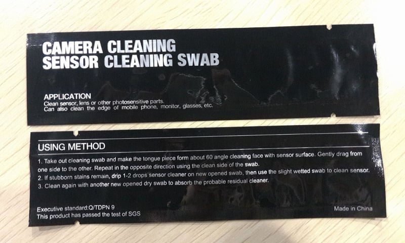 CMOS/CCD jutiklio valymo lazdelė – Vsgo/Weigao, mikropluoštas, Full-Frame, APS-C ir 4/3 DSLR, OEM pritaikymas