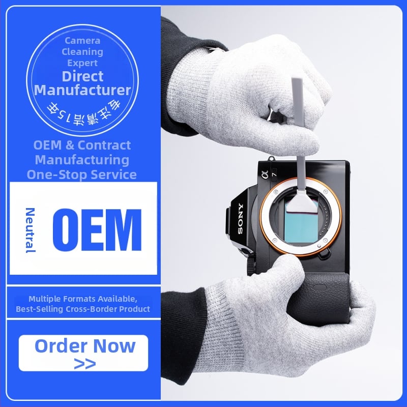 CMOS/CCD jutiklio valymo lazdelė – Vsgo/Weigao, mikropluoštas, Full-Frame, APS-C ir 4/3 DSLR, OEM pritaikymas