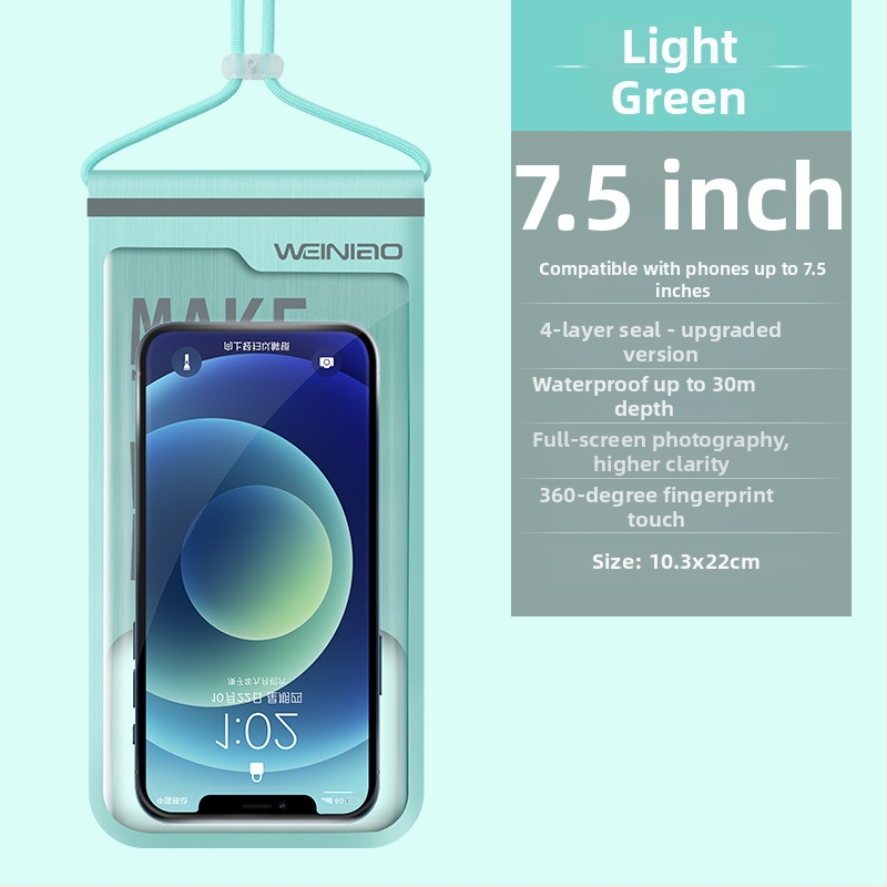 Kültéri vízálló telefon tok PU+TPU, lebegő, érintőképernyő, kompatibilis a legtöbb okosteleffel, úszáshoz, búvárkodáshoz és szabadtéri tevékenységekhez