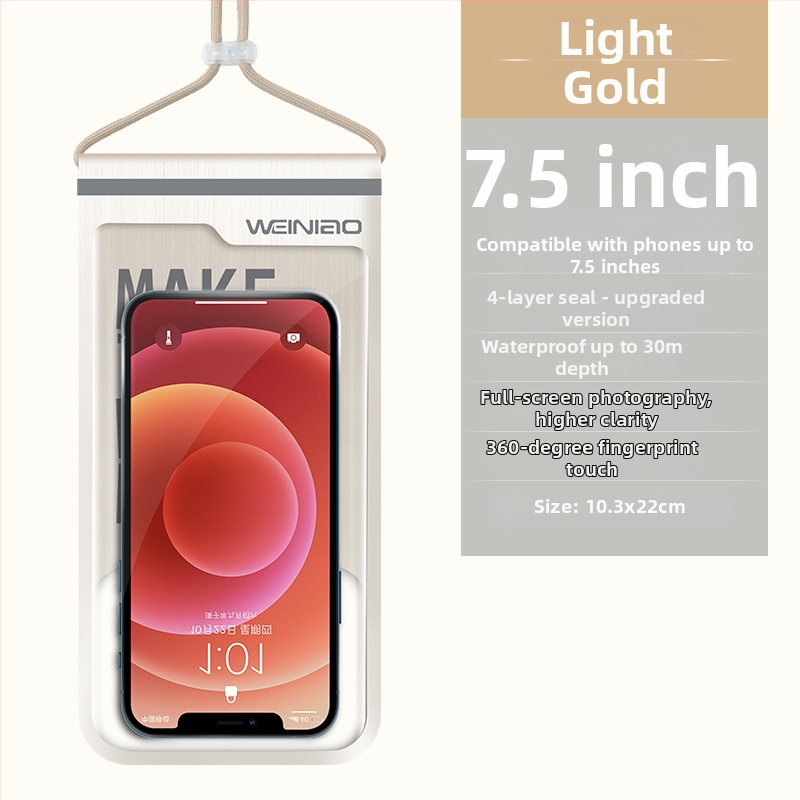 Kültéri vízálló telefon tok PU+TPU, lebegő, érintőképernyő, kompatibilis a legtöbb okosteleffel, úszáshoz, búvárkodáshoz és szabadtéri tevékenységekhez