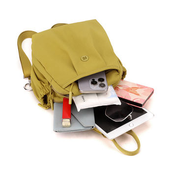 Aotian sokoldalú női táska - kültéri utcai stílus, Oxford anyag, cipzáras zárás, vízpalack zseb, rejtett cipzáras belső zseb