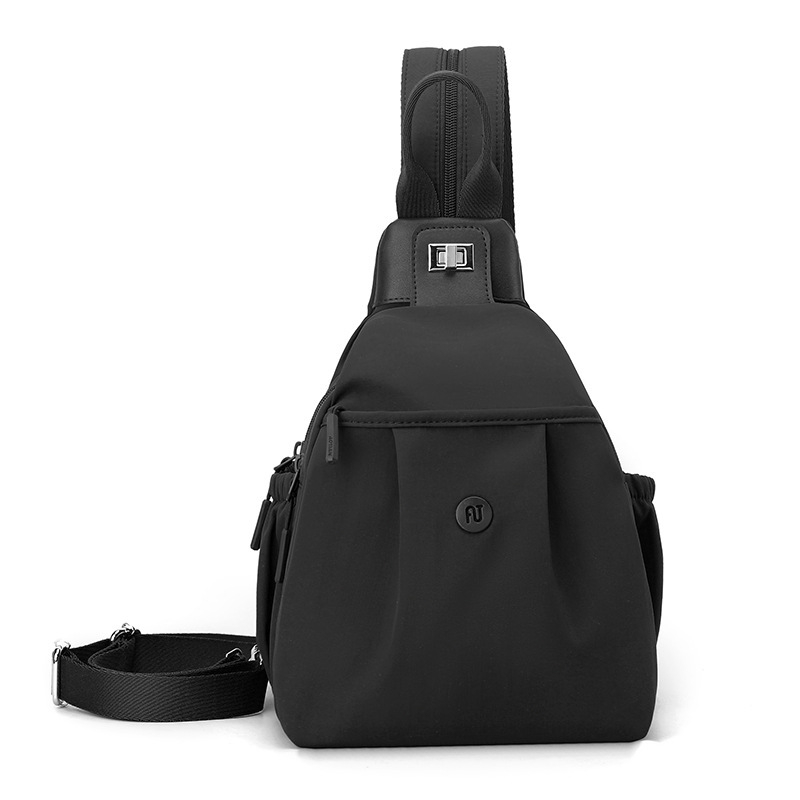 Aotian sokoldalú női táska - kültéri utcai stílus, Oxford anyag, cipzáras zárás, vízpalack zseb, rejtett cipzáras belső zseb