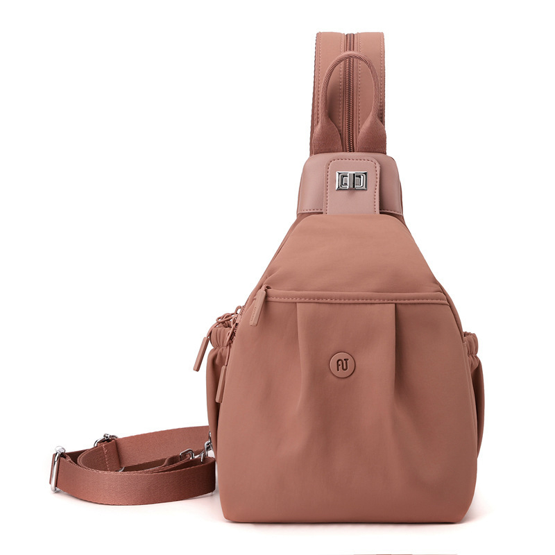 Aotian sokoldalú női táska - kültéri utcai stílus, Oxford anyag, cipzáras zárás, vízpalack zseb, rejtett cipzáras belső zseb