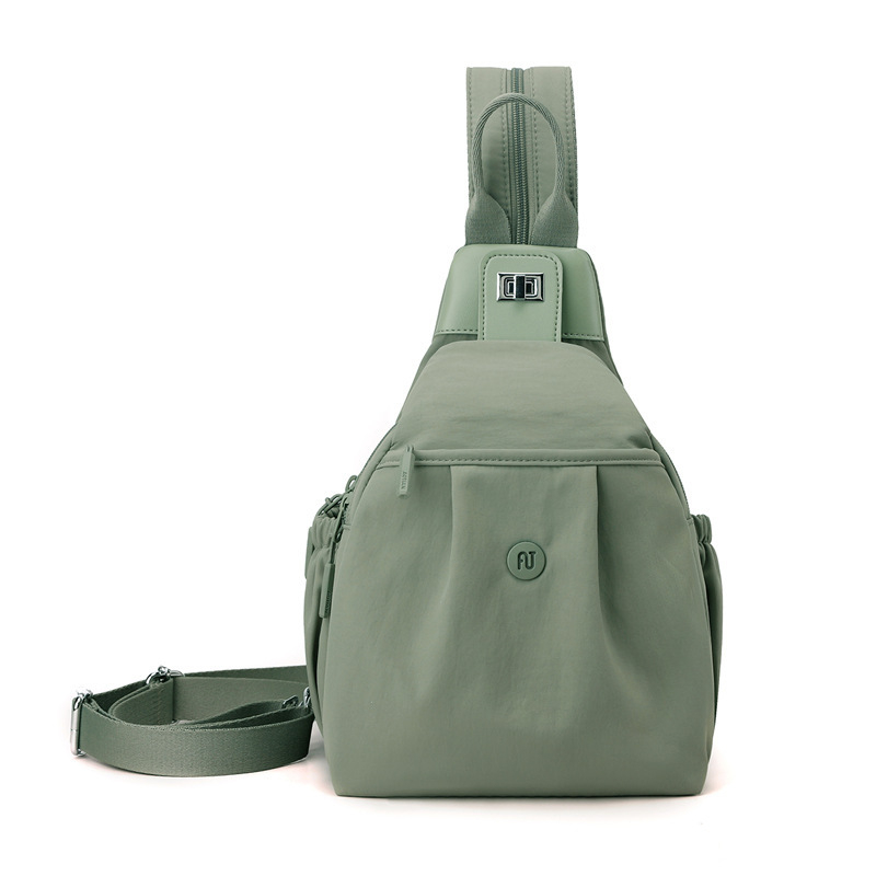 Aotian sokoldalú női táska - kültéri utcai stílus, Oxford anyag, cipzáras zárás, vízpalack zseb, rejtett cipzáras belső zseb