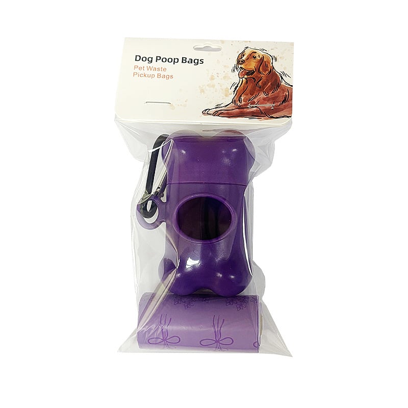 Τσάντες αποβλήτων κατοικίδιων με επίπεδο στόμιο, HDPE+D2W υλικό, παχυσμένες