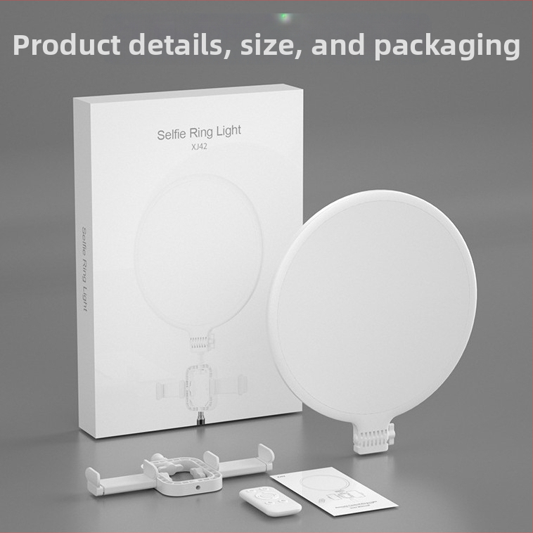 Професионална LED пръстенова светлина с триножник за фотография и стрийминг, 15.6W, 3500–7500K, димер, регулируема яркост, регулируема цветова температура