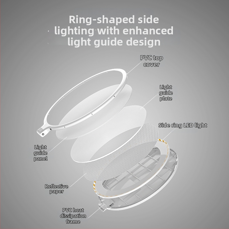 Професионална LED пръстенова светлина с триножник за фотография и стрийминг, 15.6W, 3500–7500K, димер, регулируема яркост, регулируема цветова температура