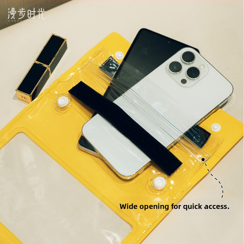 Vodootporna vrećica za telefon – PVC materijal, velika zapremina, otisak loga: Da, kompatibilno s data kabelom, mobilnim telefonom, USB flash pogonom, ključem, certifikat (za plivanje, putovanja, ronjenje, planinarenje)