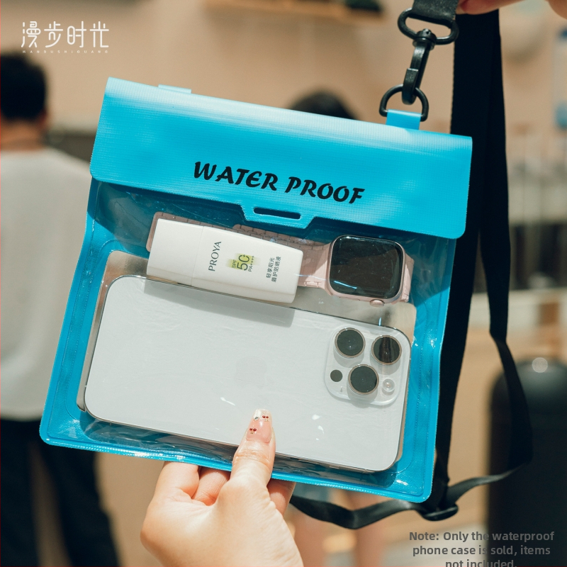 Vodootporna vrećica za telefon – PVC materijal, velika zapremina, otisak loga: Da, kompatibilno s data kabelom, mobilnim telefonom, USB flash pogonom, ključem, certifikat (za plivanje, putovanja, ronjenje, planinarenje)