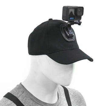 GoPro kapa s držačem za glavu za snimanje iz prvog lica, pamuk, kompatibilan s HERO10, uključuje vijke i J-tip držač