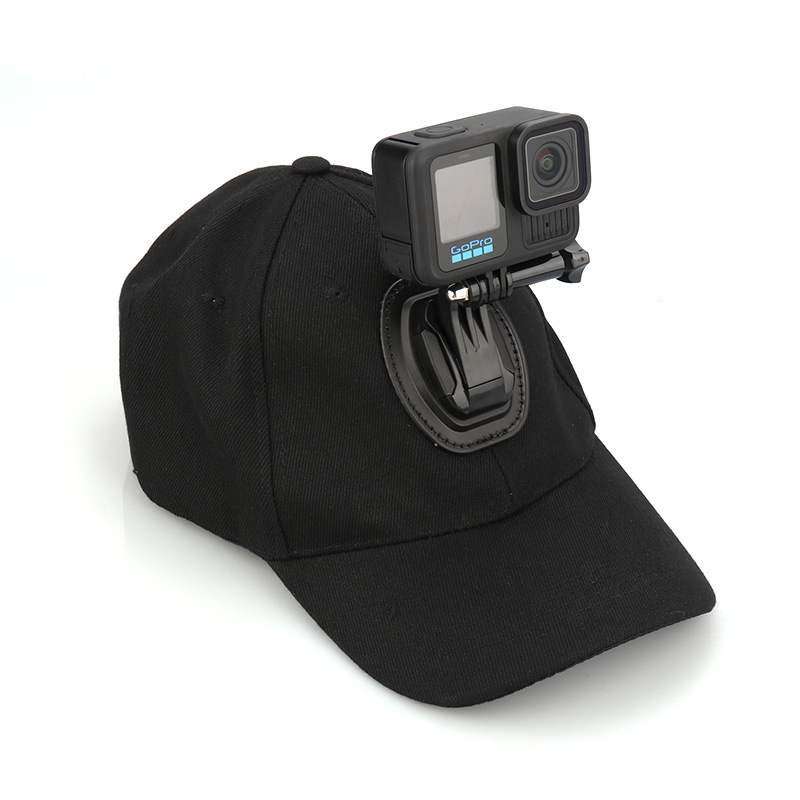 GoPro kapa s držačem za glavu za snimanje iz prvog lica, pamuk, kompatibilan s HERO10, uključuje vijke i J-tip držač