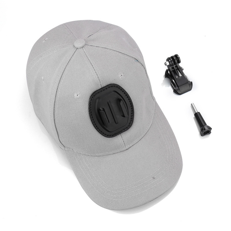 GoPro kapa s držačem za glavu za snimanje iz prvog lica, pamuk, kompatibilan s HERO10, uključuje vijke i J-tip držač