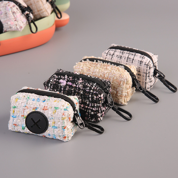 Διανεμητής σακουλών αποβλήτων κατοικίδίων και τσάντα αποθήκευσης σακουλών – τύπος με επίπεδο στόμιο, παχύς πολυεστέρας, Bomele