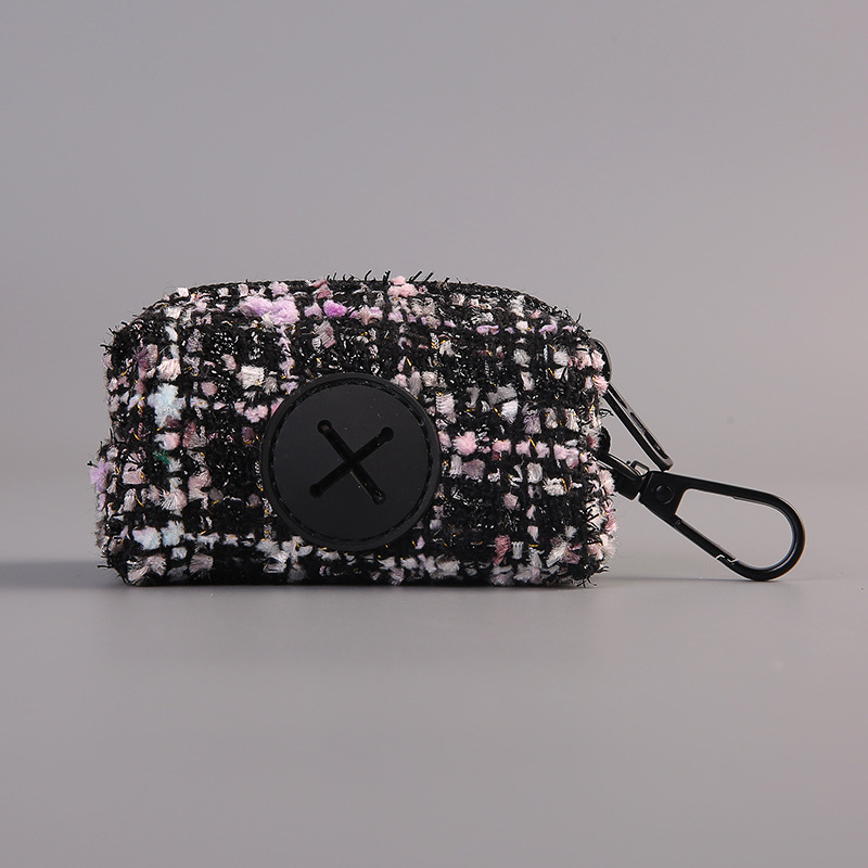 Διανεμητής σακουλών αποβλήτων κατοικίδίων και τσάντα αποθήκευσης σακουλών – τύπος με επίπεδο στόμιο, παχύς πολυεστέρας, Bomele