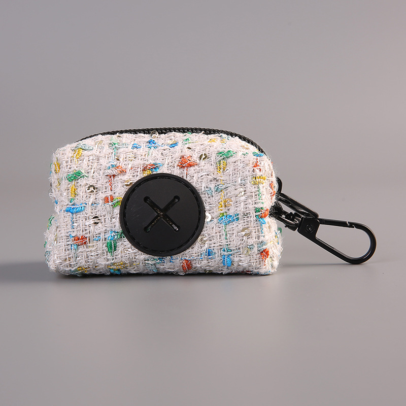 Διανεμητής σακουλών αποβλήτων κατοικίδίων και τσάντα αποθήκευσης σακουλών – τύπος με επίπεδο στόμιο, παχύς πολυεστέρας, Bomele