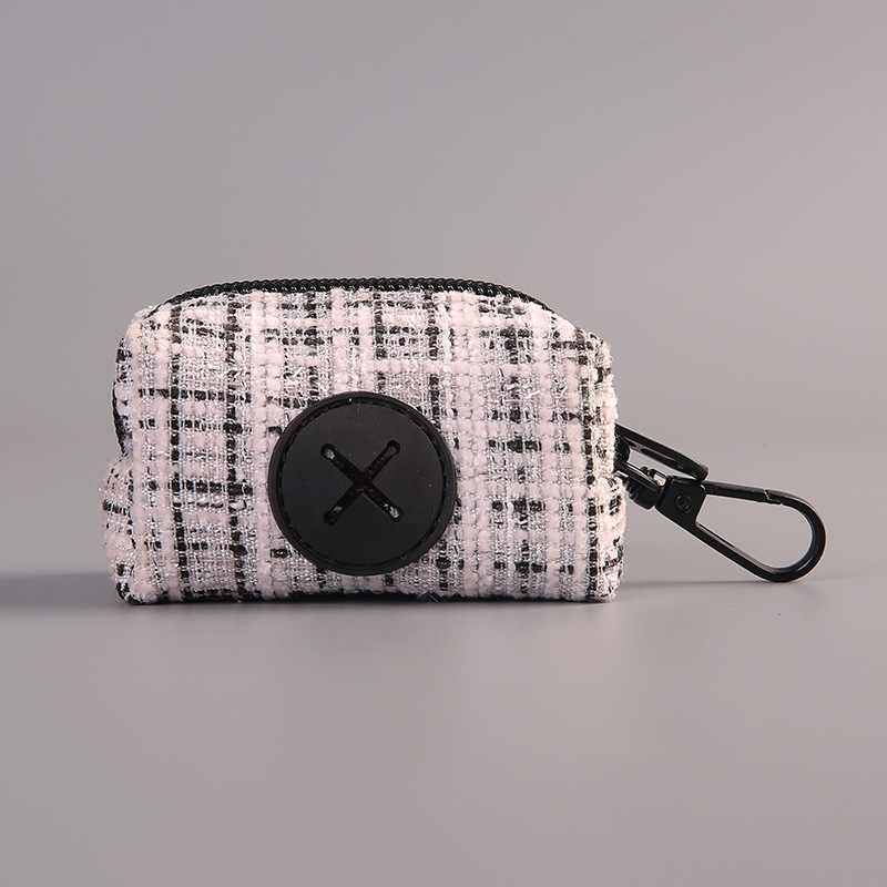 Διανεμητής σακουλών αποβλήτων κατοικίδίων και τσάντα αποθήκευσης σακουλών – τύπος με επίπεδο στόμιο, παχύς πολυεστέρας, Bomele