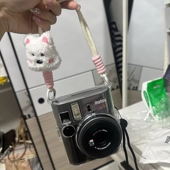 Time Travel Corduroy atsparus vandeniui crossbody krepšys fotoaparatui su imitacine mikropluošto veliūro viduje Instax Mini 41