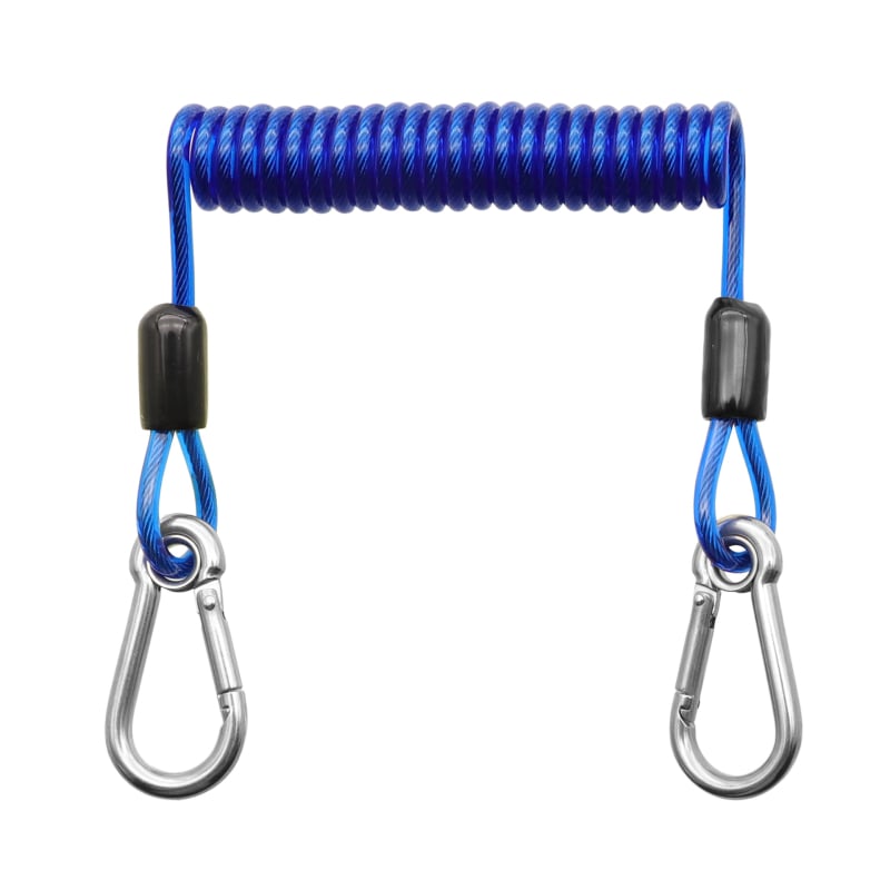 Guangmei Lanyard de siguranță din sârmă de oțel pentru pescuit marin, la stânci și la barcă, cablu anti-pierdere pentru camera de scufundări, lucru la înălțime