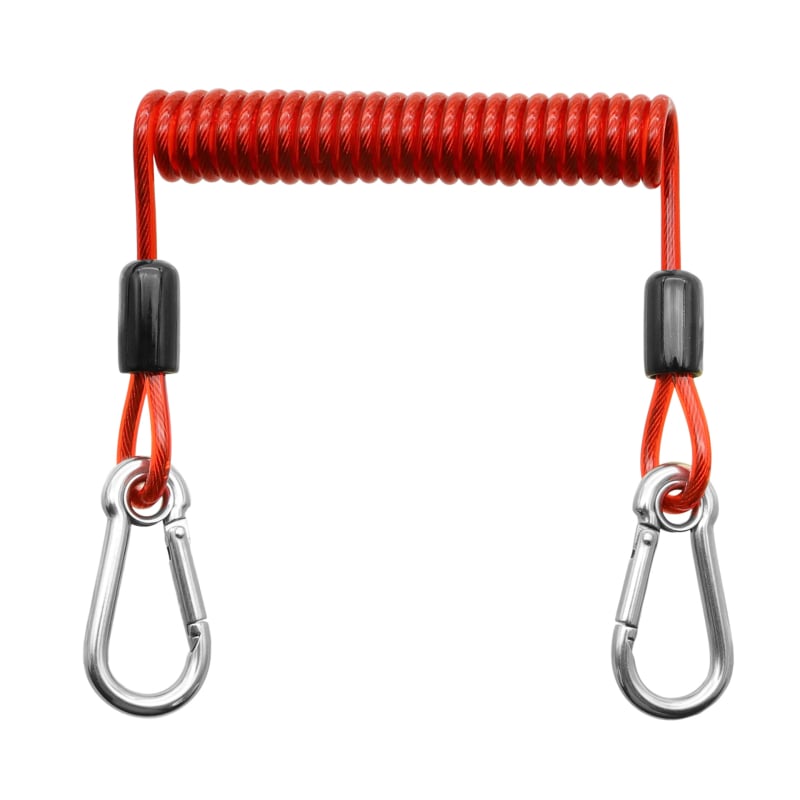 Guangmei Lanyard de siguranță din sârmă de oțel pentru pescuit marin, la stânci și la barcă, cablu anti-pierdere pentru camera de scufundări, lucru la înălțime