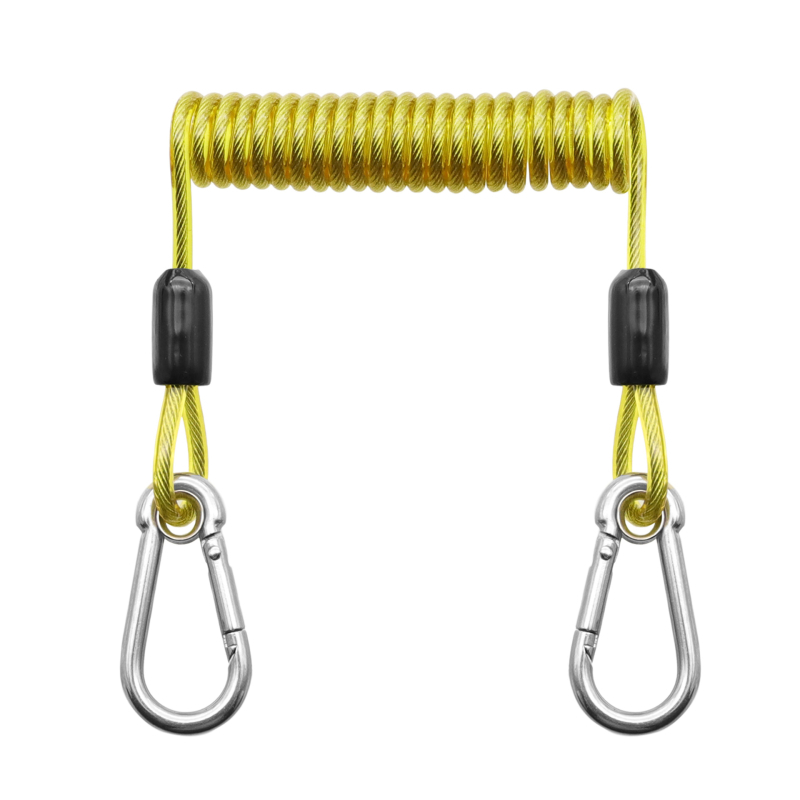 Guangmei Lanyard de siguranță din sârmă de oțel pentru pescuit marin, la stânci și la barcă, cablu anti-pierdere pentru camera de scufundări, lucru la înălțime