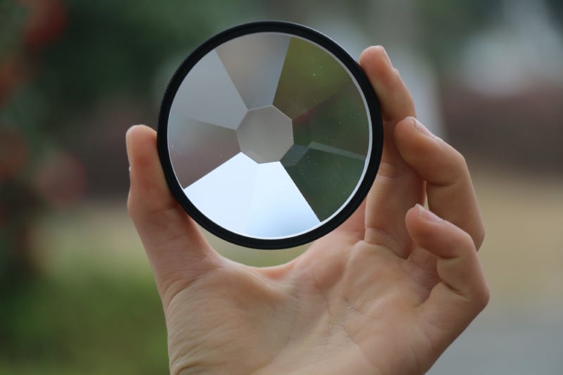 Nyolcszögletű tükörfiltr kamera számára, LJ23, bajonett 52–82 mm, okostelekhez, tiszta feldolgozás