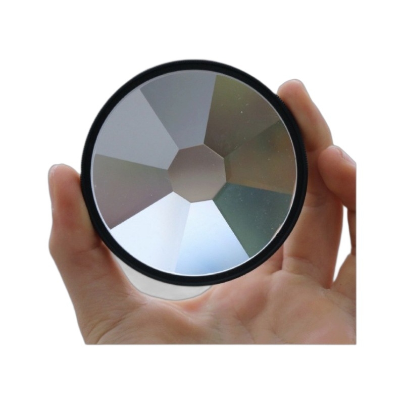 Nyolcszögletű tükörfiltr kamera számára, LJ23, bajonett 52–82 mm, okostelekhez, tiszta feldolgozás