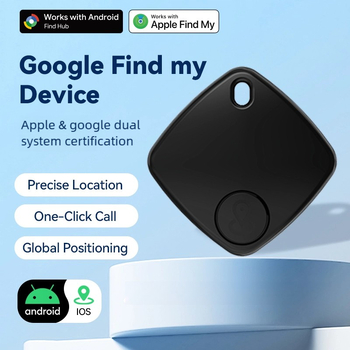 Dualni sustav lokator za iOS i Android, Bluetooth 5.0, tracker za gubitak kućnih ljubimaca i pronalazač predmeta s karabinerom