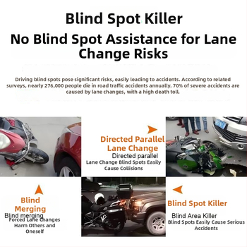 Motociklo DVR su priekinė ir galine kamera, BSD aklųjų zonų įspėjimas, CarPlay ir GPS, 160° matymo kampas, 12.0 MP