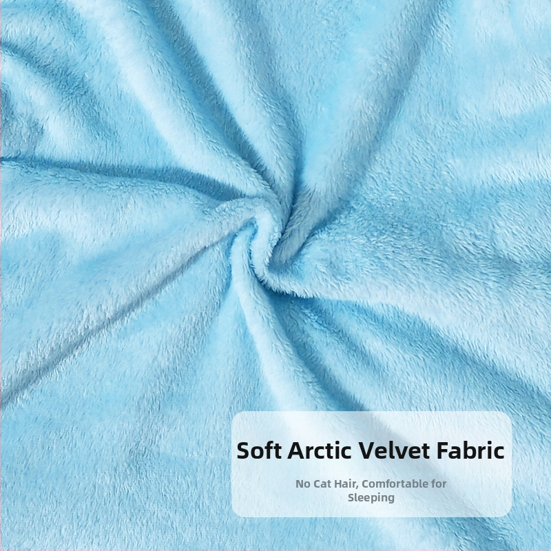 Kaķa apģērbs matu noņemšanai – korālais flīss materiāls, zīmols Meow Meaning