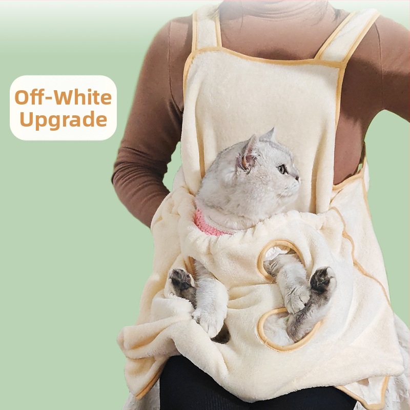 Kaķa apģērbs matu noņemšanai – korālais flīss materiāls, zīmols Meow Meaning