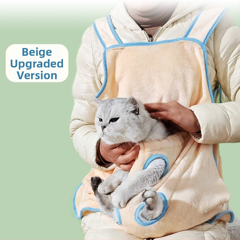 Kaķa apģērbs matu noņemšanai – korālais flīss materiāls, zīmols Meow Meaning