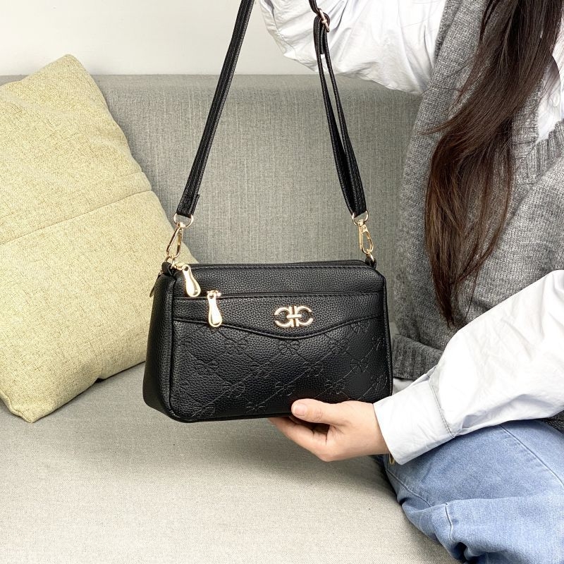 Ženska PU crossbody torba, urbani stil jednostavnosti, horizontalni kvadratni oblik, unutarnje pregrade: džep sa zatvaračem, džep za mobitel, džep za identifikacijsku karticu, laminirani džep, zatvaranje zipom