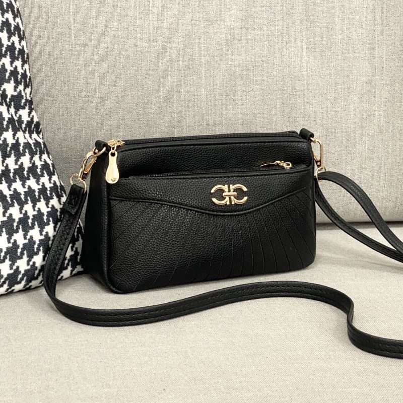 Ženska PU crossbody torba, urbani stil jednostavnosti, horizontalni kvadratni oblik, unutarnje pregrade: džep sa zatvaračem, džep za mobitel, džep za identifikacijsku karticu, laminirani džep, zatvaranje zipom
