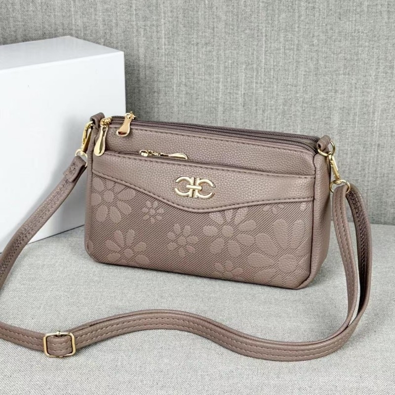 Ženska PU crossbody torba, urbani stil jednostavnosti, horizontalni kvadratni oblik, unutarnje pregrade: džep sa zatvaračem, džep za mobitel, džep za identifikacijsku karticu, laminirani džep, zatvaranje zipom